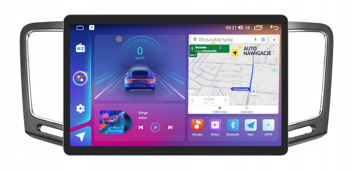 RADIO NAWIGACJA GPS VOLKSWAGEN SHARAN 2010+ ANDROID 11,5 CALI