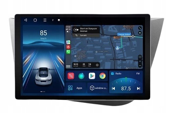 RADIO NAWIGACJA GPS SEAT LEON II 2005-2012 ANDROID 13,1 CALA QLED