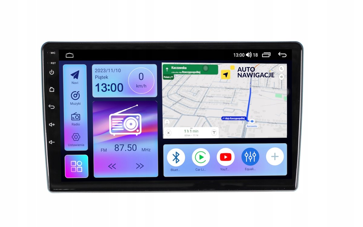 RADIO NAWIGACJA GPS NISSAN MICRA 2002-2007 ANDROID CAPRLAY