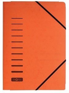 Teczka Preszpanowa Durable A4 Z Gumką Pomarańcz