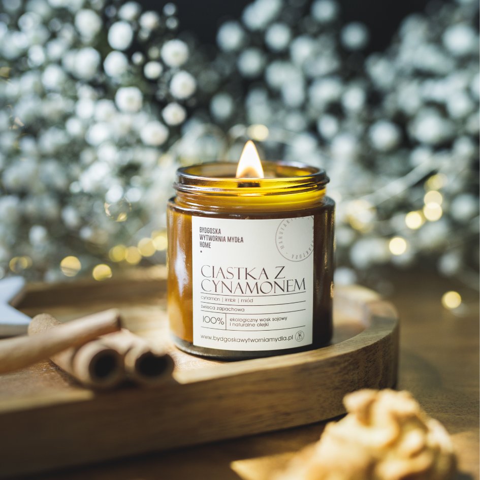 BWM Świeca sojowa Ciastka z Cynamonem 120ml