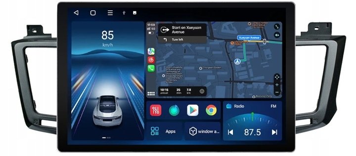 RADIO NAWIGACJA GPS TOYOTA RAV4 IV 2013-2019 ANDROID 13,1 CALA QLED