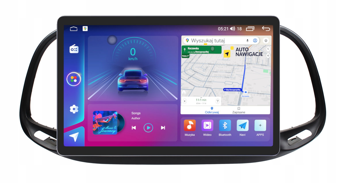 RADIO NAWIGACJA GPS FIAT DOBLO 2015+ ANDROID 11,5 CALA