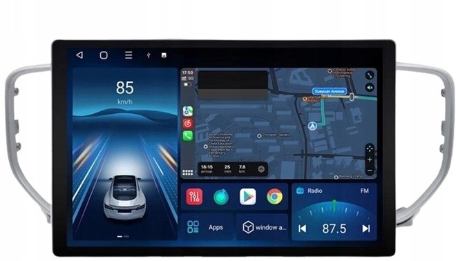 RADIO NAWIGACJA GPS KIA SPORTAGE IV 2018-2021 lift ANDROID 13 cali QLED