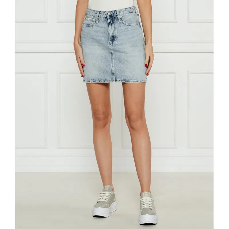 CALVIN KLEIN JEANS Jeansowa spódnica