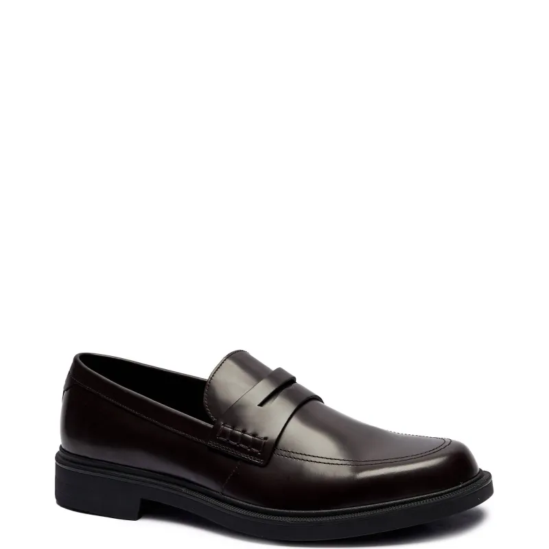BOSS BLACK Skórzane loafersy Ronnin_Loaf_bo