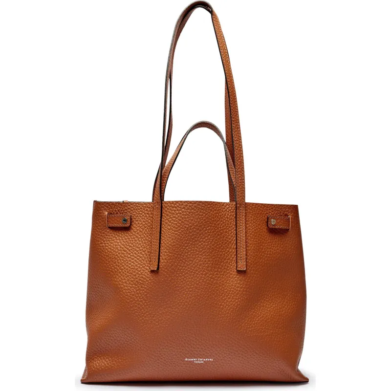 GIANNI CHIARINI Skórzana shopperka Altea