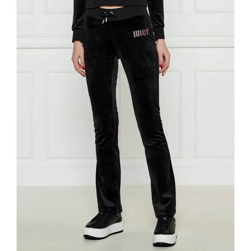Juicy Couture Spodnie dresowe LISA Regular Fit low rise