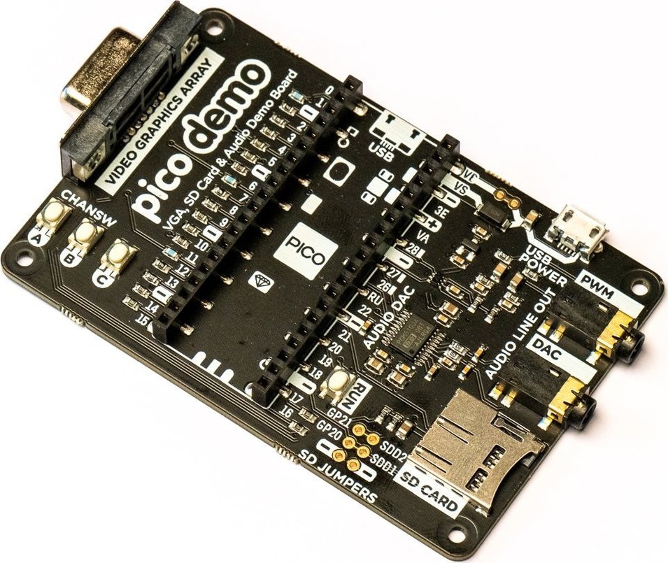 PiMoroni Pimoroni Pico VGA Demo Base - rozszerzenie audio/wideo do Raspberry Pi Pico - Pimoroni PIM553}