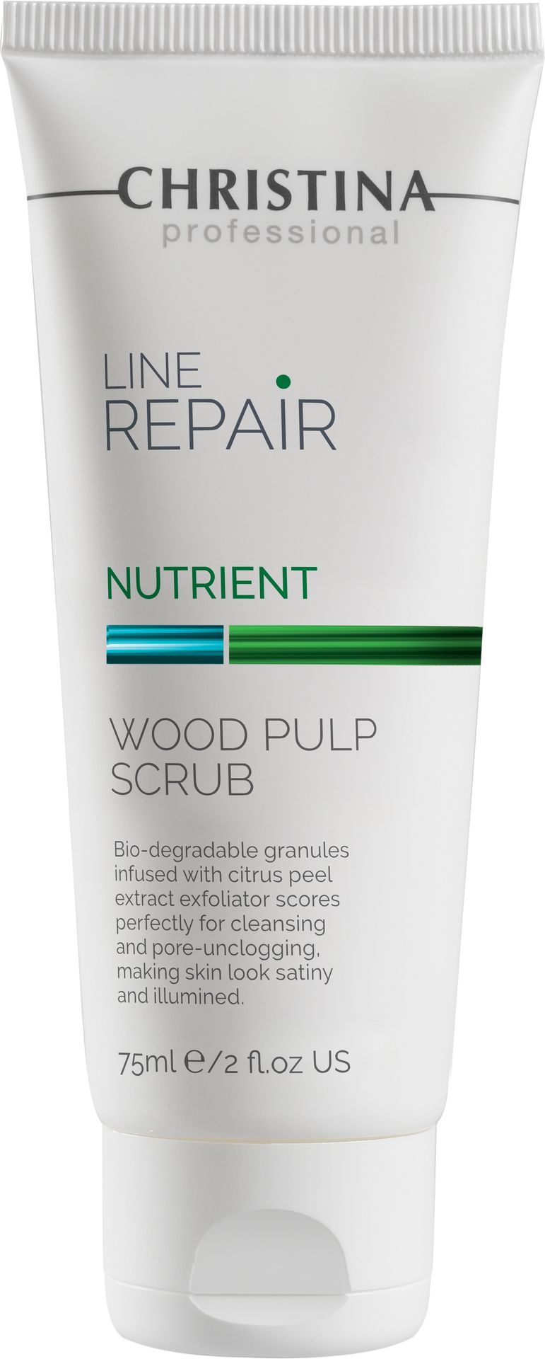 Peeling do twarzy Christina Line Repair Nutrient Wood Pulp oczyszczający 75 ml (7290100368640)