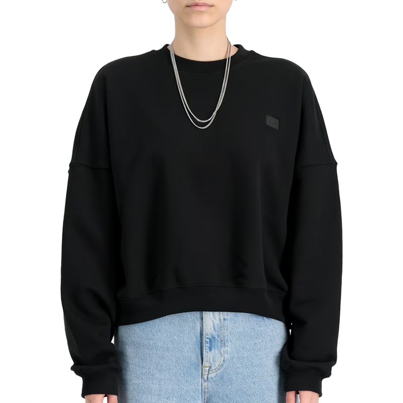 Bluza Alpha Industries Essentials RL Sweater WMN 14603003 - czarna