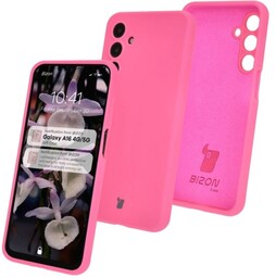 Bizon Silikonowe etui Soft Case do Galaxy A16 4G/5G, neonowo-różowe