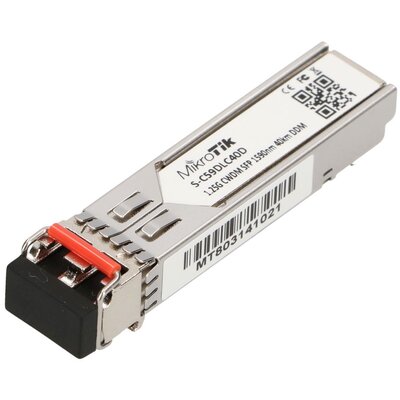 MIKROTIK S-C59DLC40D SFP CWDM MODULE 1.25G SM 40KM 1590NM DUAL LC-CONNECTOR DDM