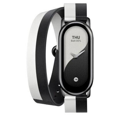 Xiaomi Smart Band 8 Double Wrap Strap Black And White - Oficjalny Sklep Xiaomi, Polska Dystrybucja,  i Raty Alior 10×0%!