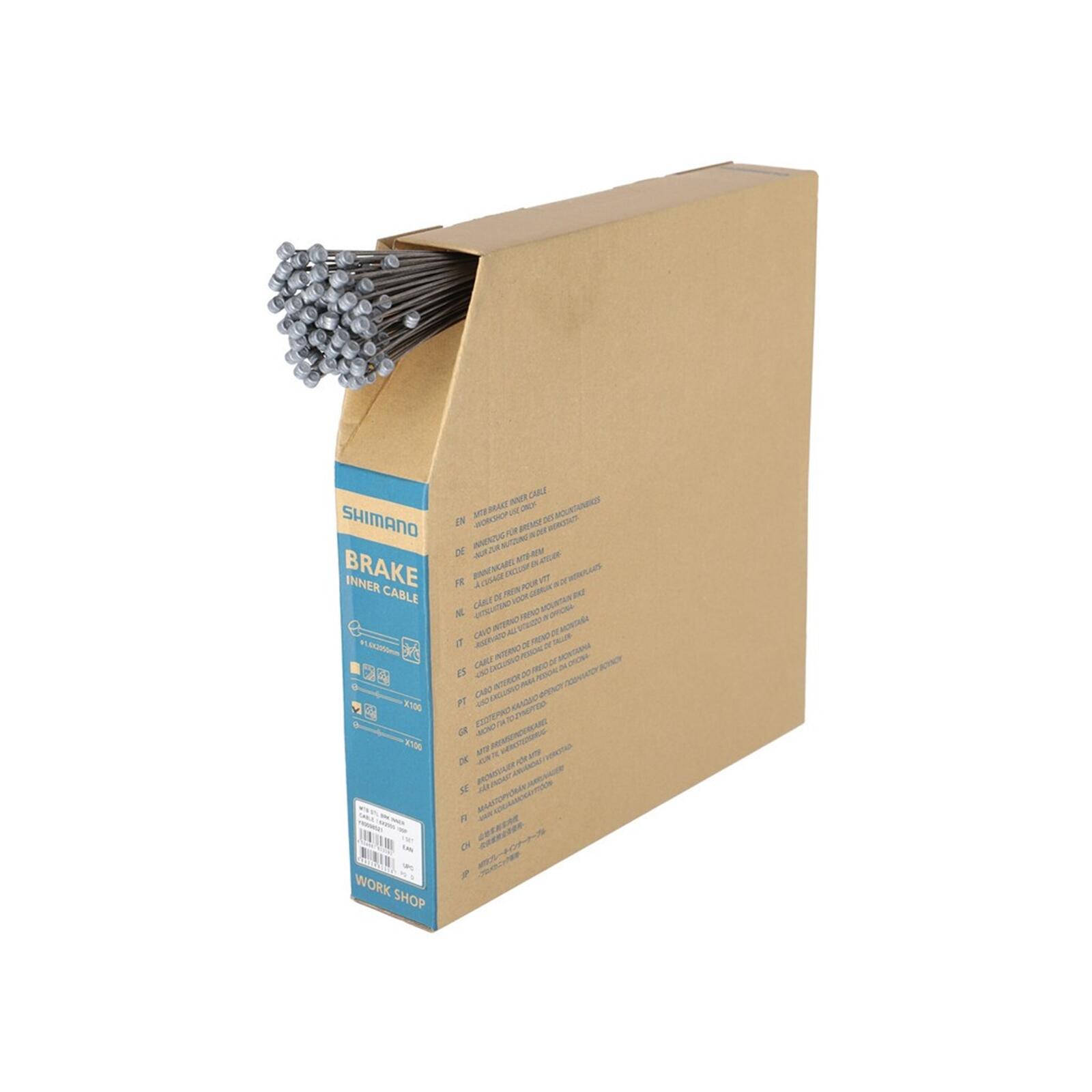 Shimano y80098521 hamulców i etui i prowadnic, czarna, 1.6 MM Y80098521