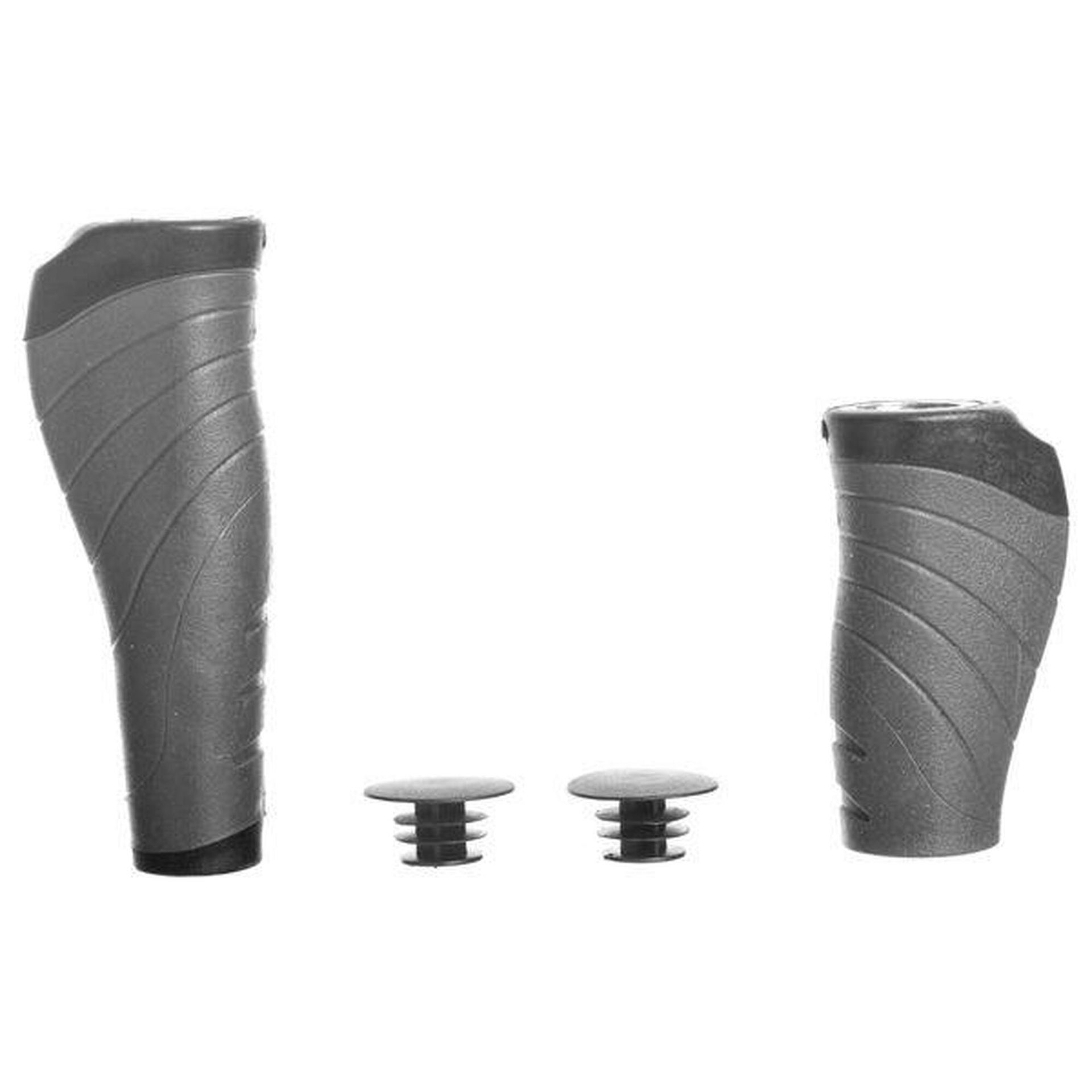 XLC Uchwyty  Ergonomic GR-S04, czarny/szary, 135/92 MM, 2501585300 2501585300_schwarz/grau_135/92 mm