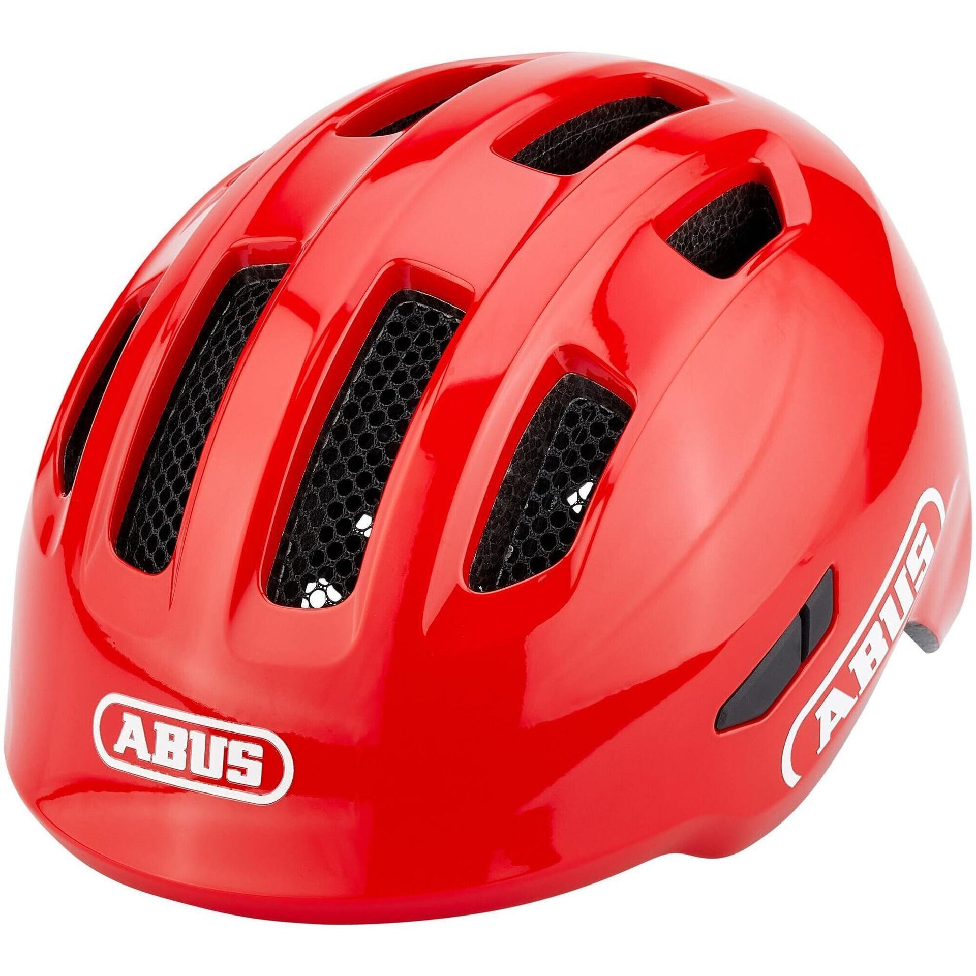 Kask rowerowy dziecięcy Abus Smiley 3.0 shiny red M 50-55 cm