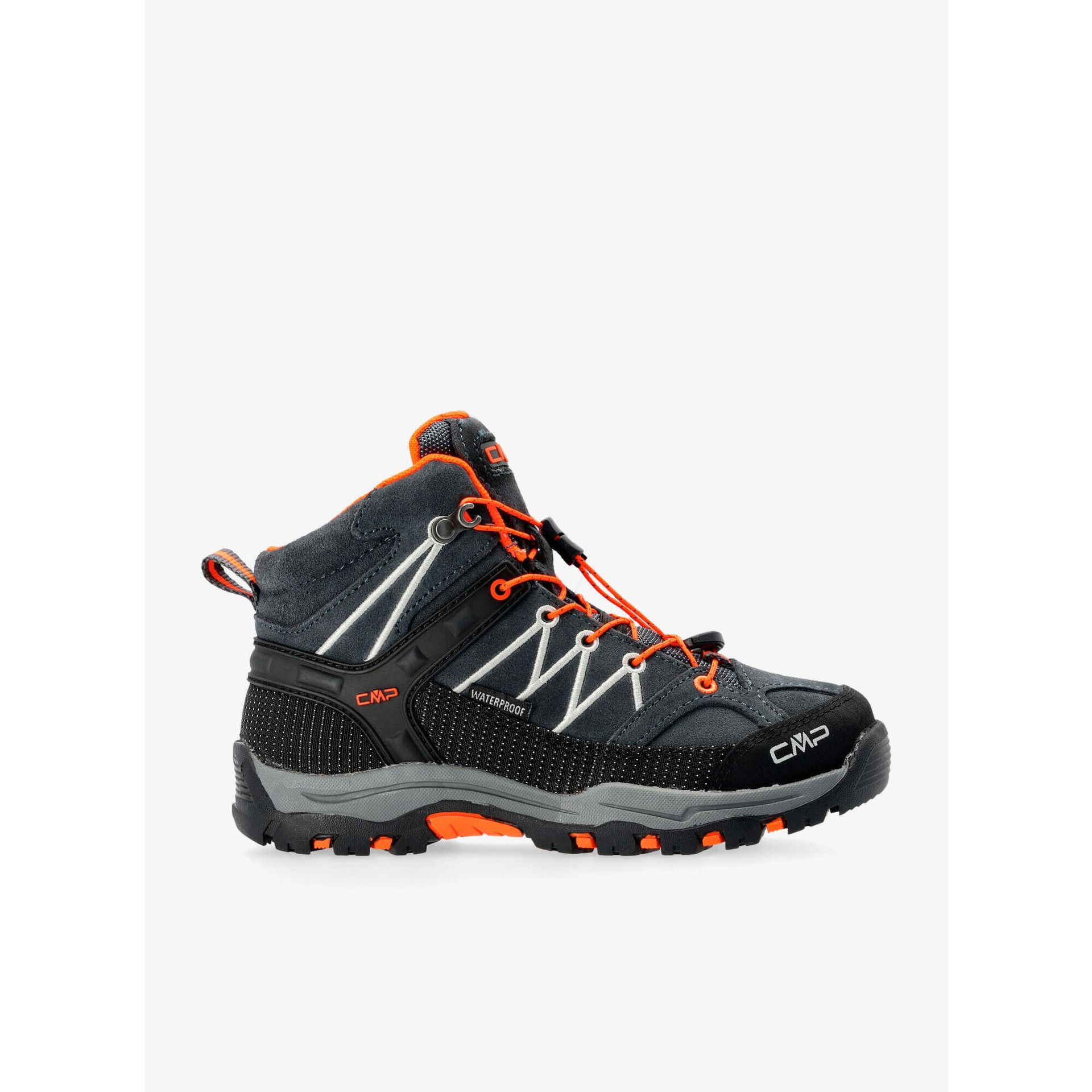 CMP Damskie buty trekkingowe Rigel Mid Shoe Wp, Antracite Flash Orange, 31 EU