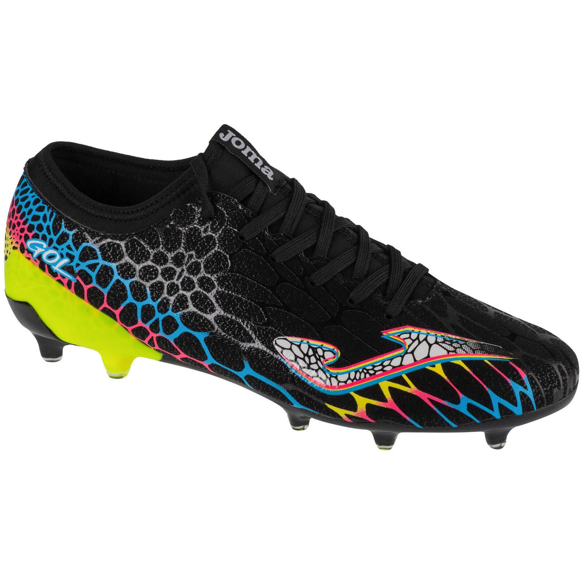 Joma Gol 2401 FG GOLW2401FG, Męskie, buty piłkarskie - korki, Czarne