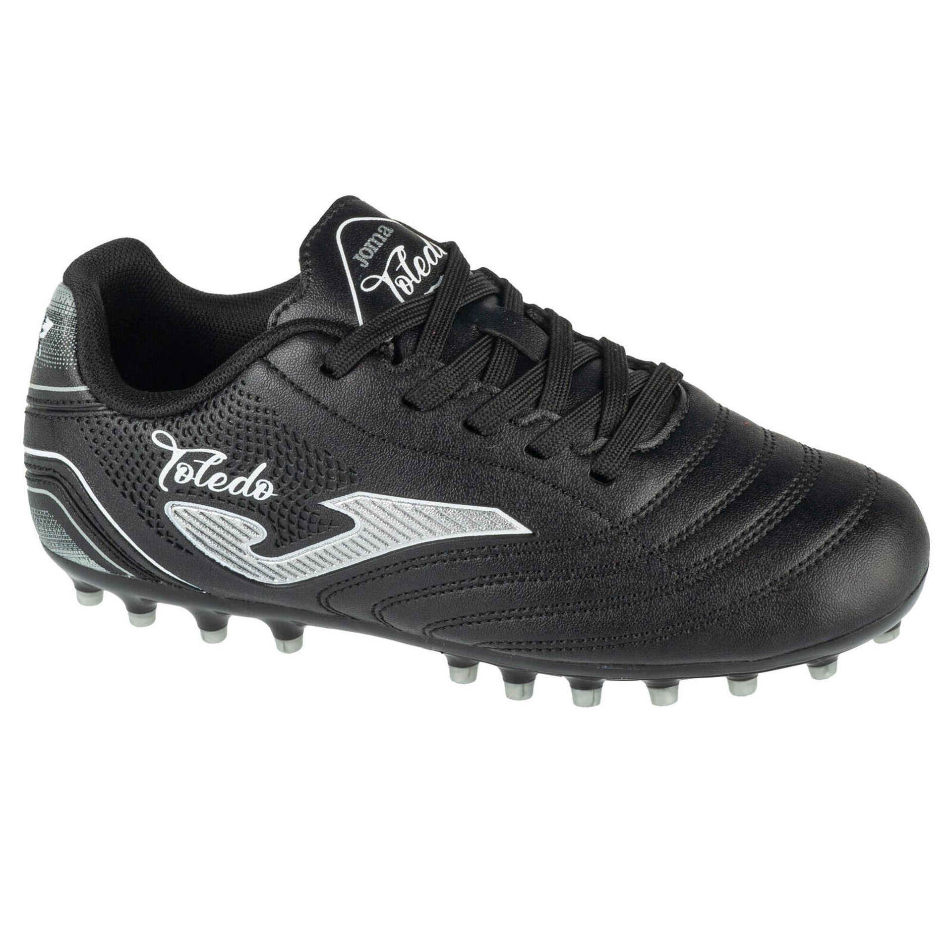 Joma Toledo Jr 2401 AG TOJW2401AG, dla chłopca, buty piłkarskie - korki, Czarne