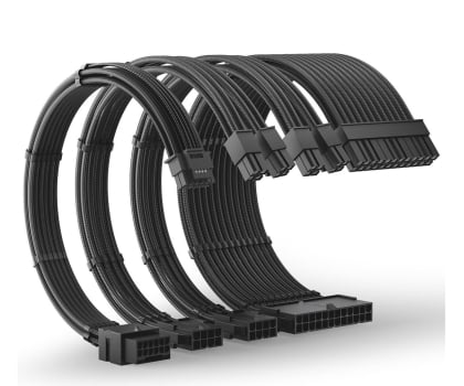 Silver Monkey X Ninigi Cable Extensions Black