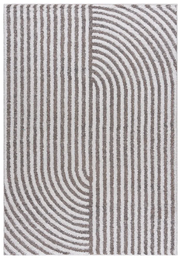 Beżowy Elegancki Dywan W Minimalistycznym Stylu 120 Cm F3-M99