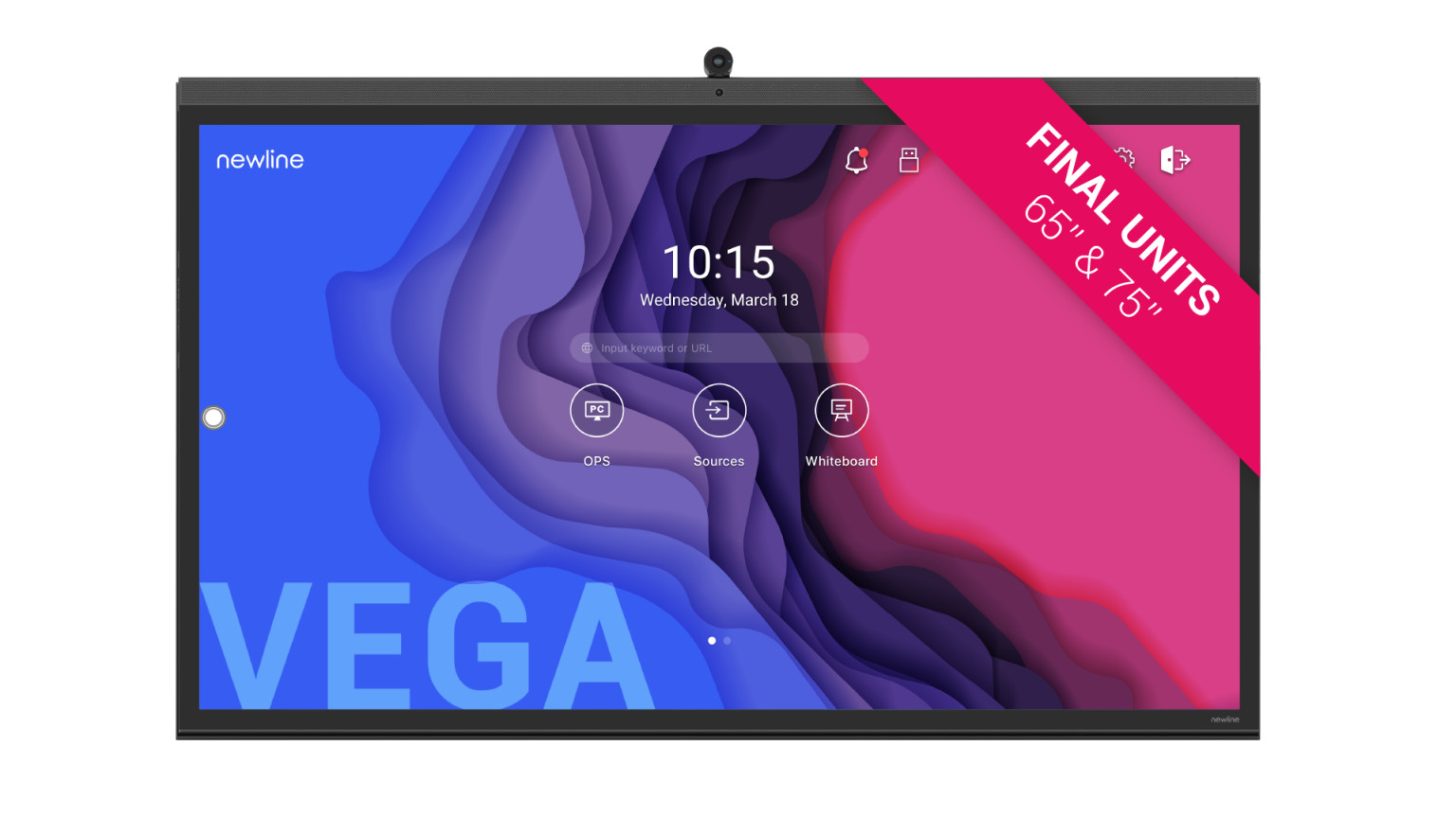 NewLine VEGA Pro TT-8624Z wyświetlacz dotykowy 86