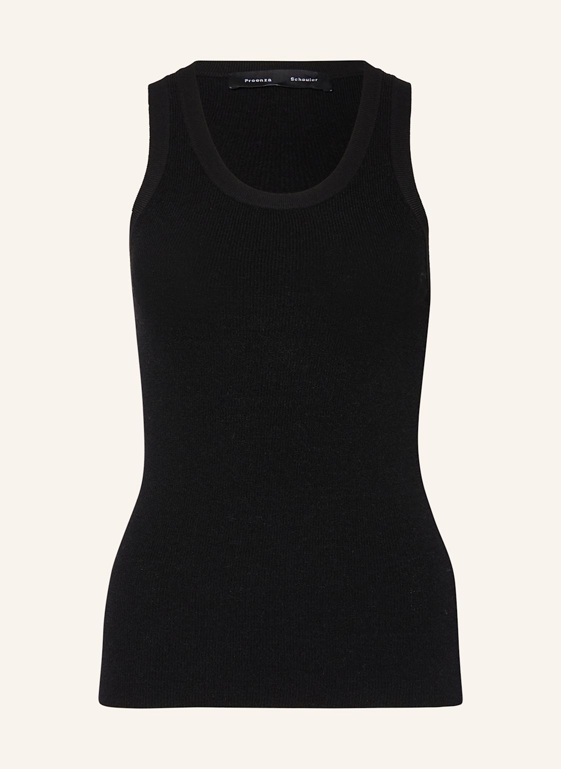 Proenza Schouler Top Z Dzianiny Roberts schwarz
