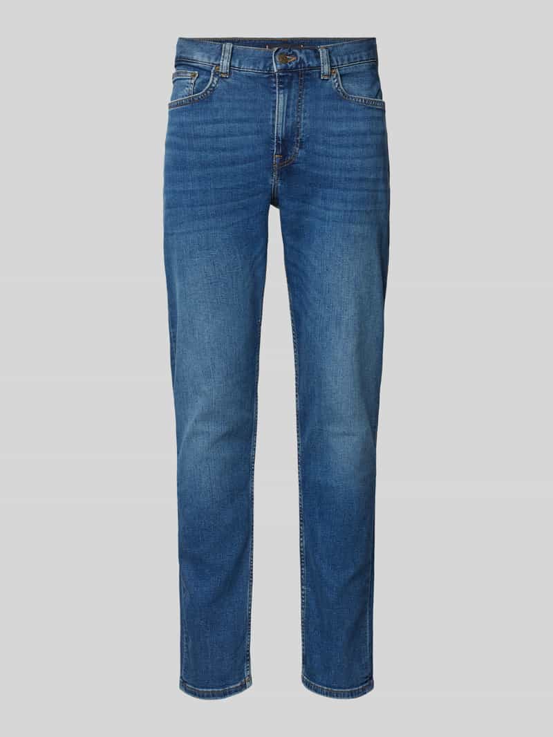 Jeansy o kroju slim fit z 5 kieszeniami model ‘BLEECKER’
