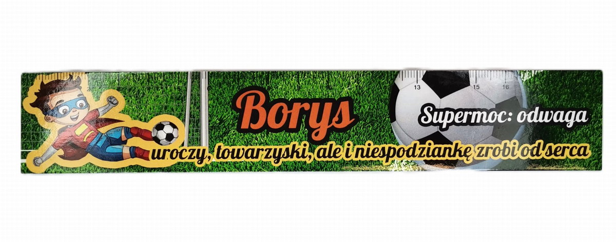Zakładka do książki z imieniem Borys