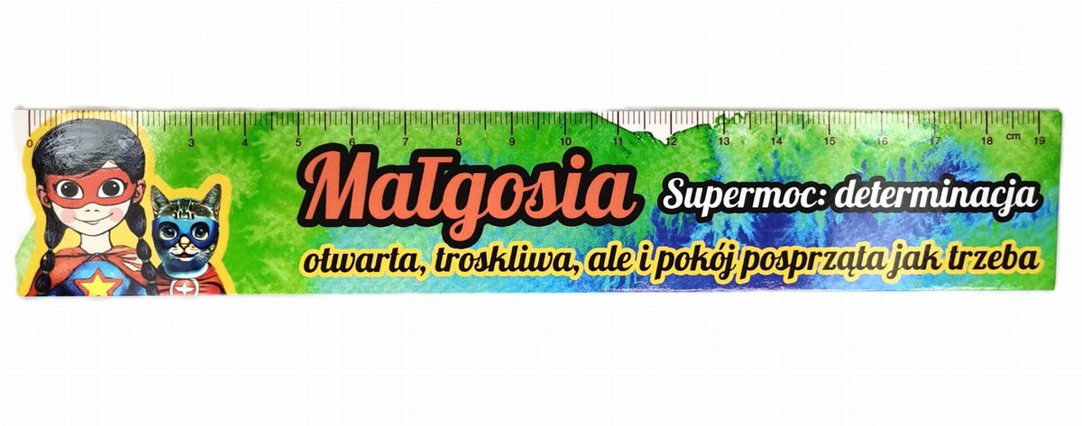 Zakładka do książki z imieniem Małgosia