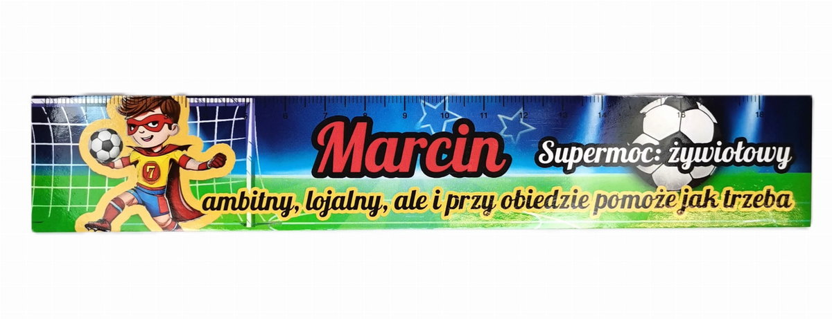 Zakładka do książki z imieniem Marcin