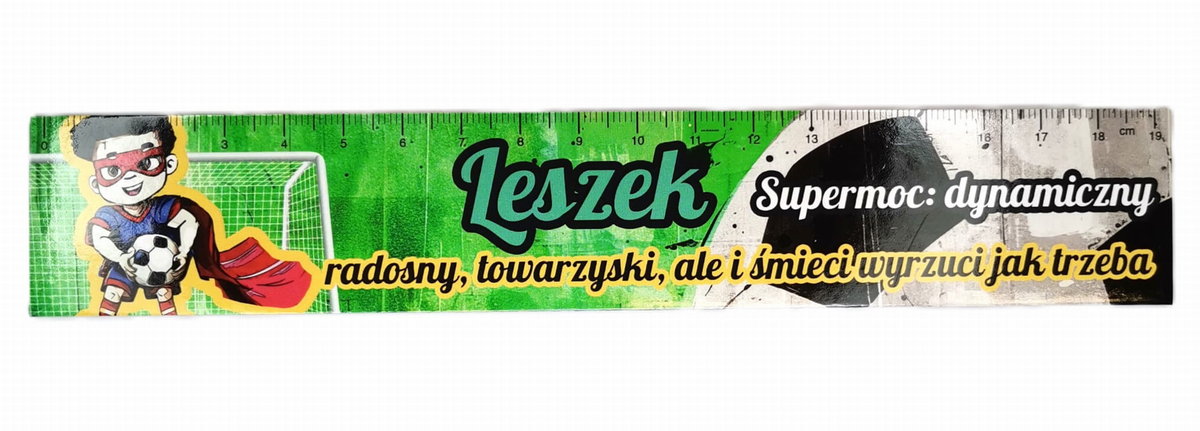 Zakładka do książki z imieniem Leszek