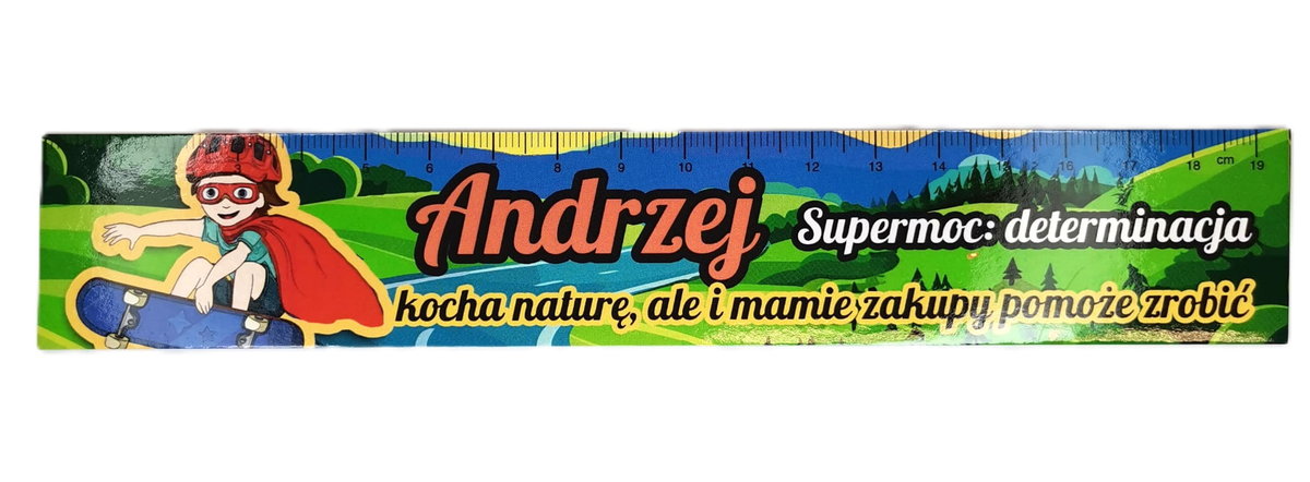 Zakładka do książki z imieniem Andrzej