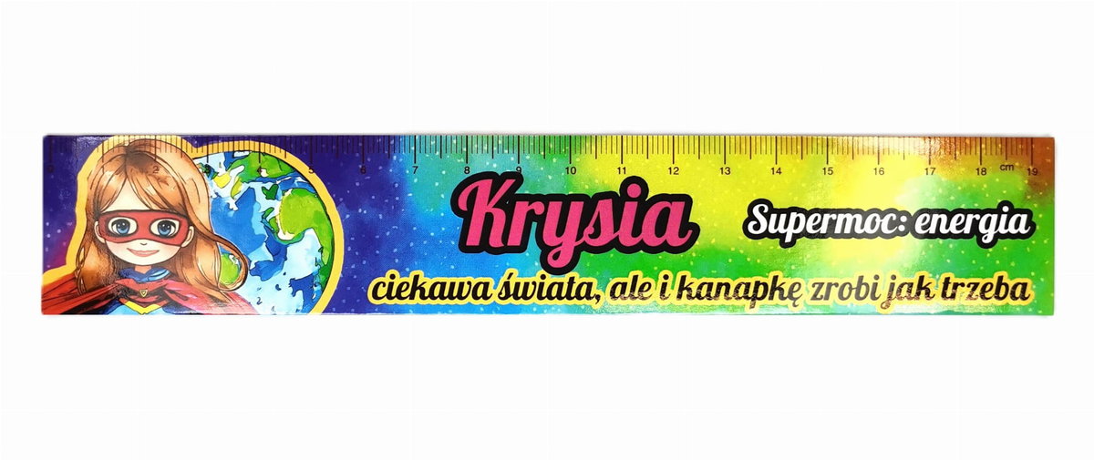 Zakładka do książki z imieniem Krysia