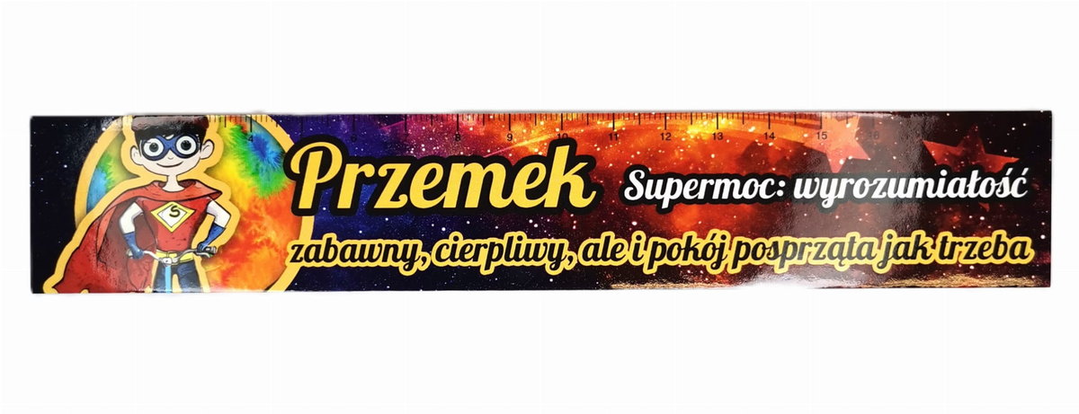 Zakładka do książki z imieniem Przemek