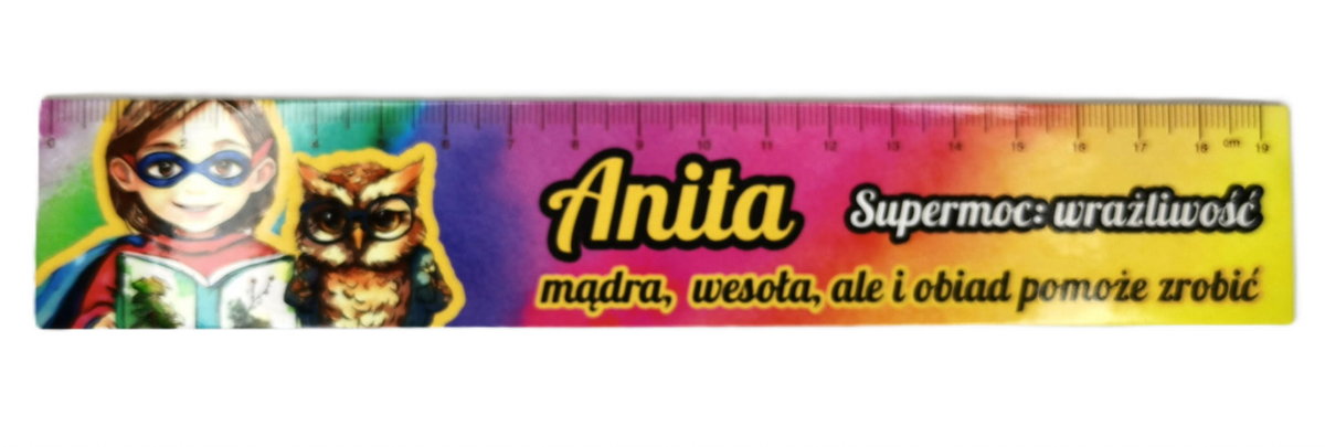 Zakładka do książki z imieniem Anita