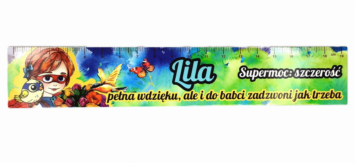Zakładka do książki z imieniem Lila