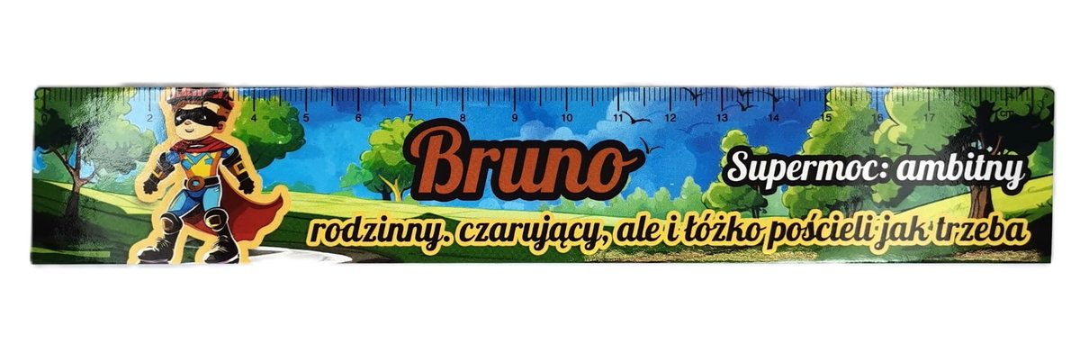Zakładka do książki z imieniem Bruno