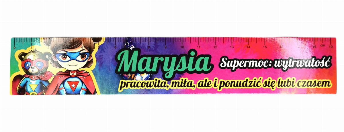 Zakładka do książki z imieniem Marysia