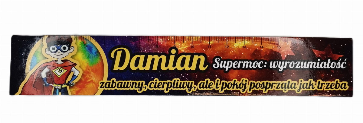 Zakładka do książki z imieniem Damian