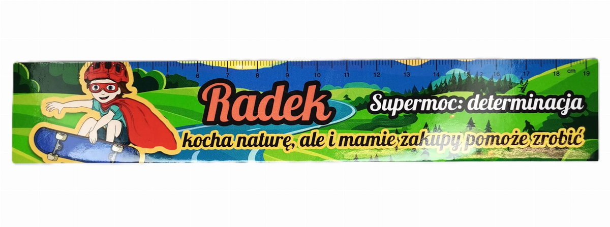 Zakładka do książki z imieniem Radek