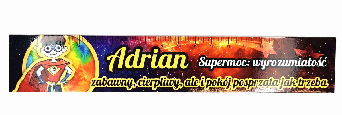 Zakładka do książki z imieniem Adrian