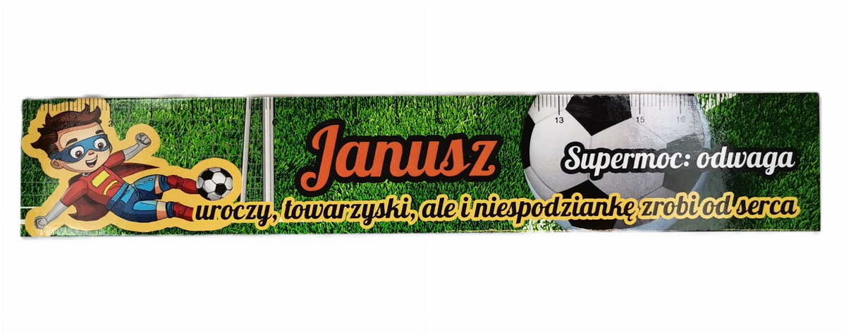 Zakładka do książki z imieniem Janusz