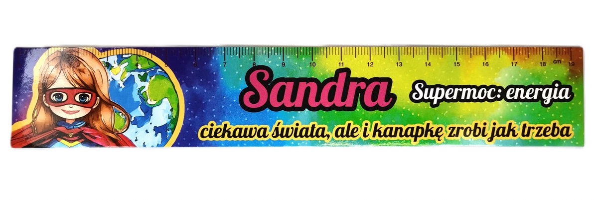Zakładka do książki z imieniem Sandra