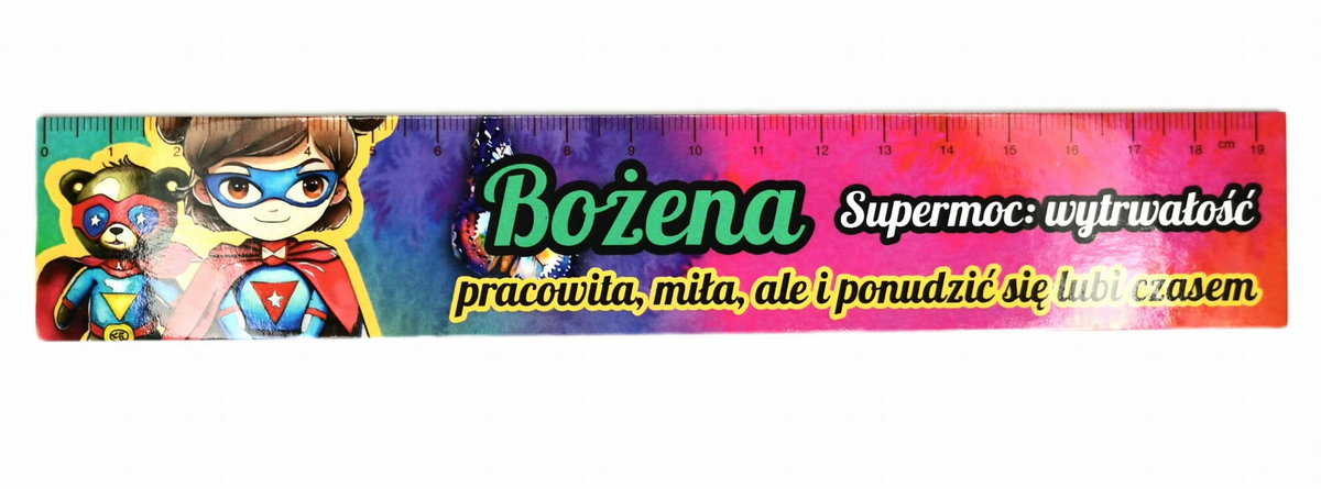Zakładka do książki z imieniem Bożena