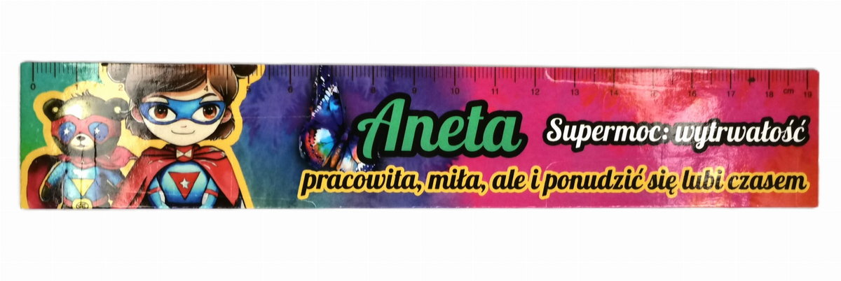 Zakładka do książki z imieniem Aneta