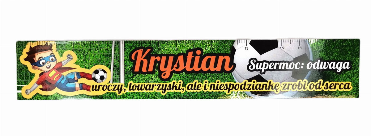 Zakładka do książki z imieniem Krystian