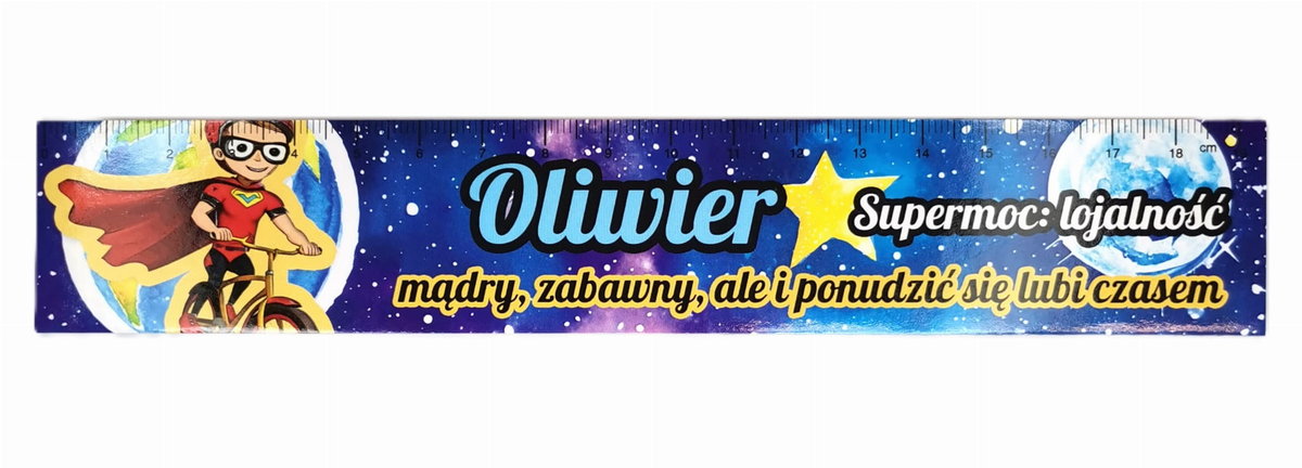 Zakładka do książki z imieniem Oliwier