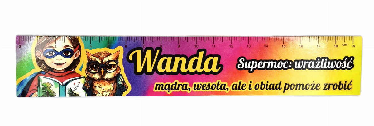 Zakładka do książki z imieniem Wanda
